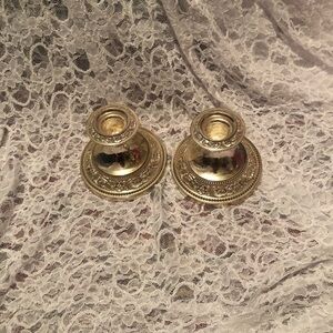 Vintage silver  Candle Holders to decorate your dinner table with - gently used.